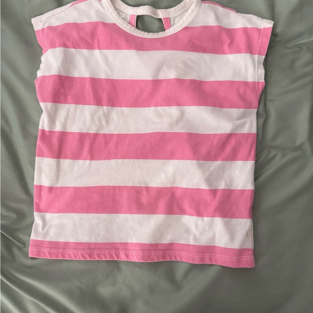 Garanimals Pink and White Striped Tee